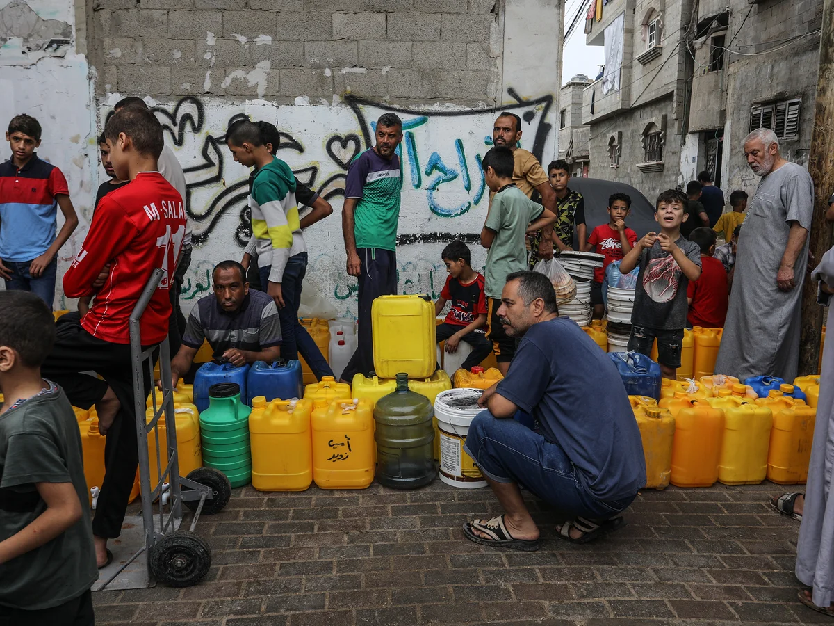 War and sabotage affecting water infrastructure